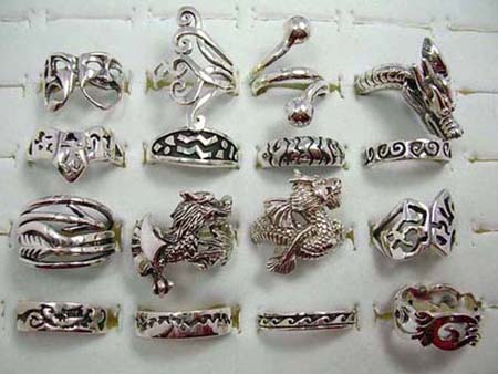 Men's fashion rings made in 925.sterling silver