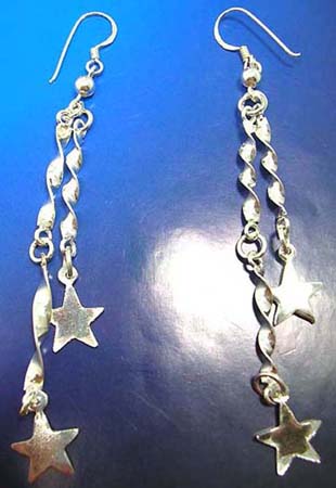  sterling silver earrings with stars
