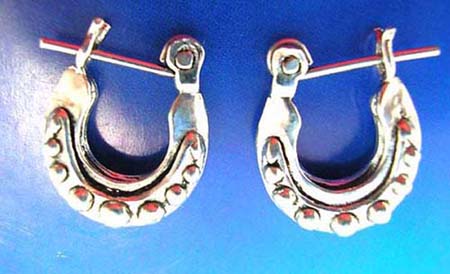  silver tube wholesale shrimp earrings