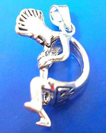  sterling silver 925 thailand made pendant with man in se* position design